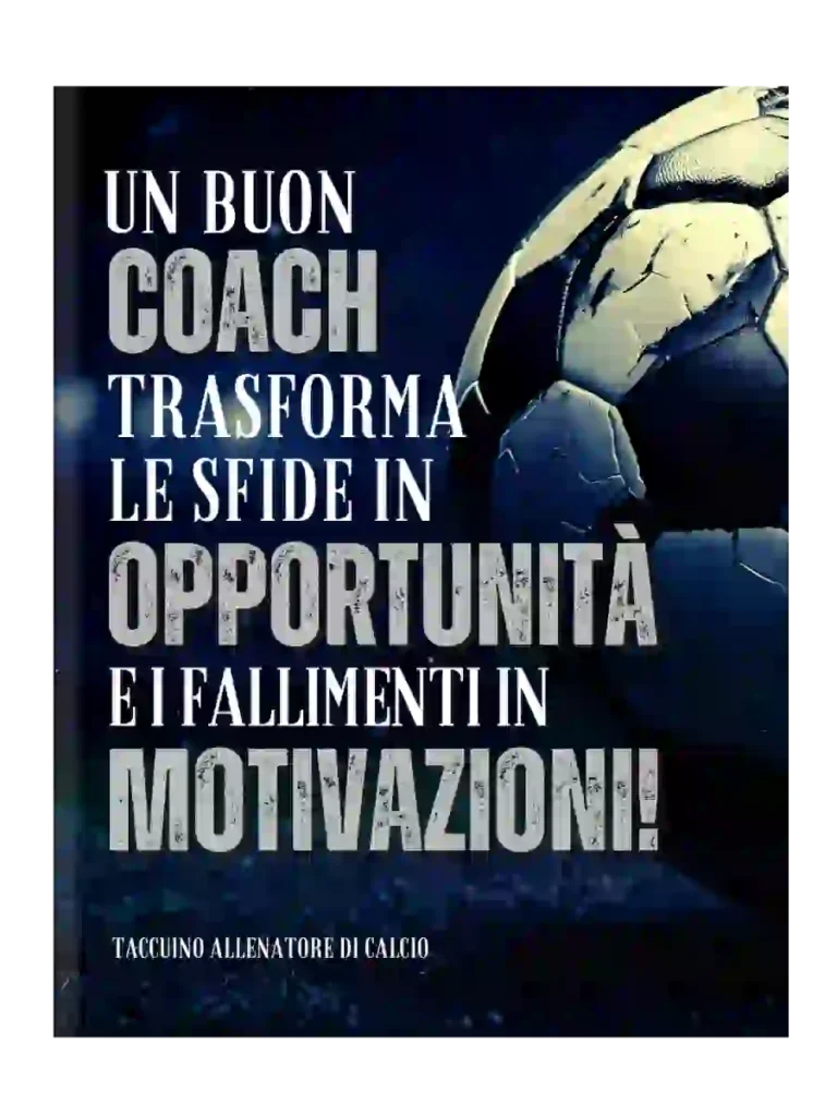 Taccuino Allenatore calcio, Coach, utile per manager. allenatori, giocatori, regalo fine campionato, compleanno, natale