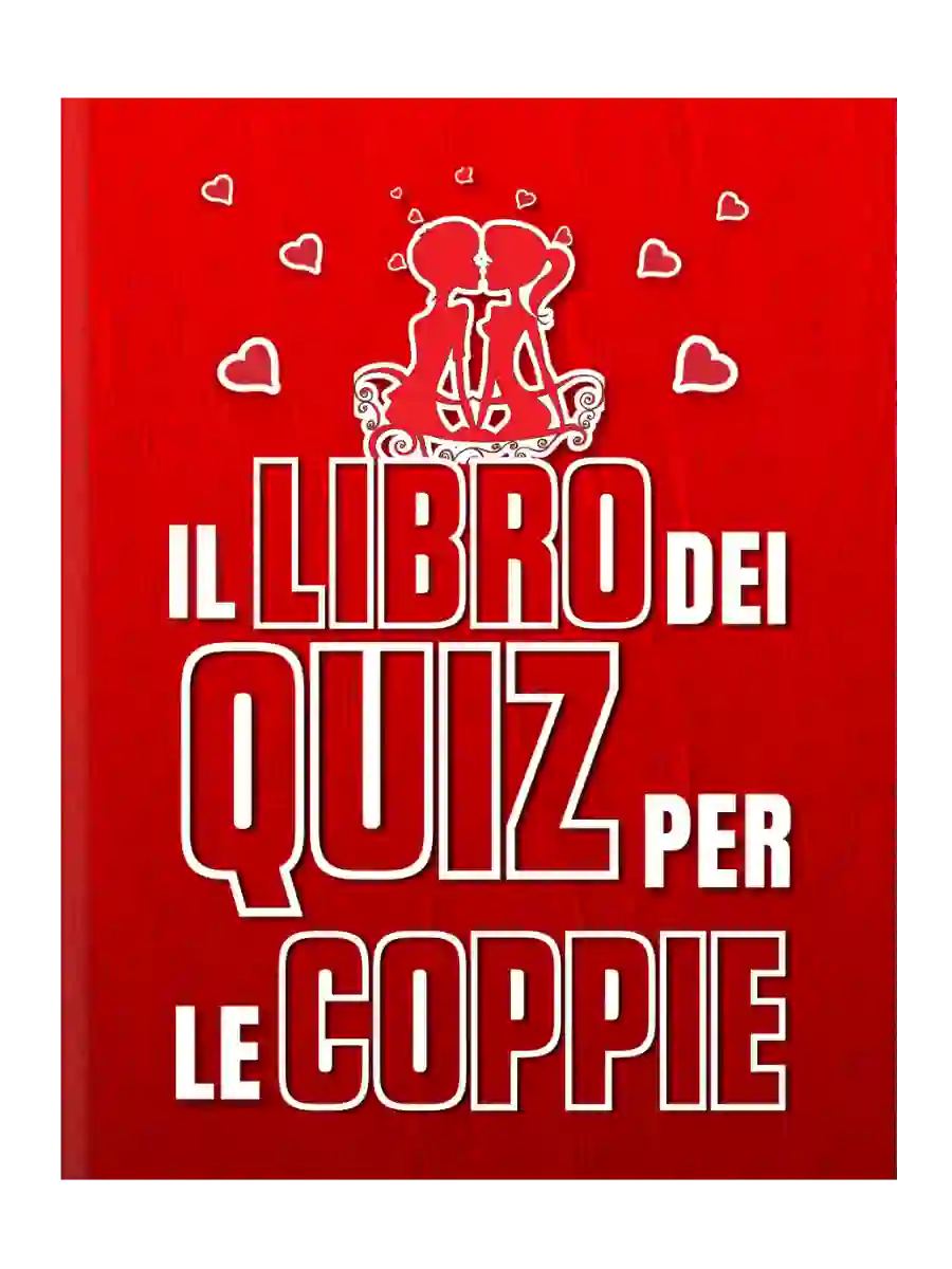 cover il libro dei quiz per le coppie, san valentino coppie fidanzati lui lei marito moglie giochi coppia