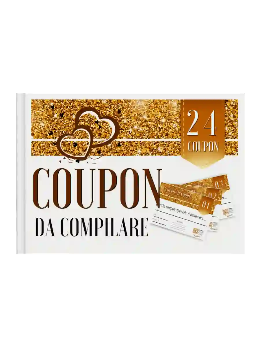 Cover libro Coupon da compilare, san valentino coppie fidanzati lui lei marito moglie giochi coppia