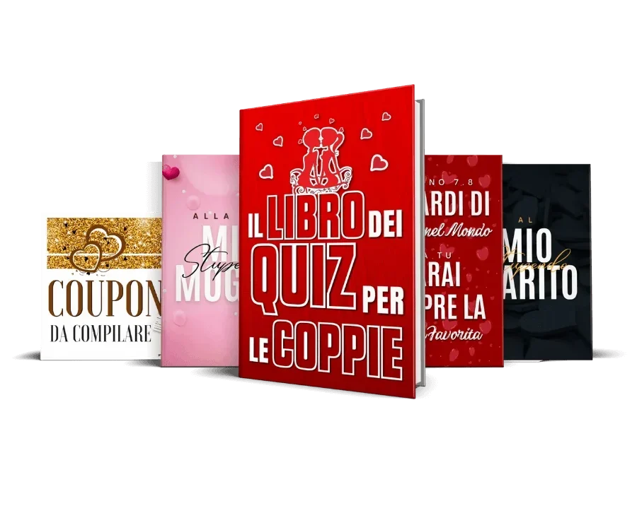 Categoria Libri per le Coppie, il libro dei quiz per le coppie, coupone d amore, regalo, san valentino, compleanno, idea per lui, lei, coppia, marito,moglie, partner