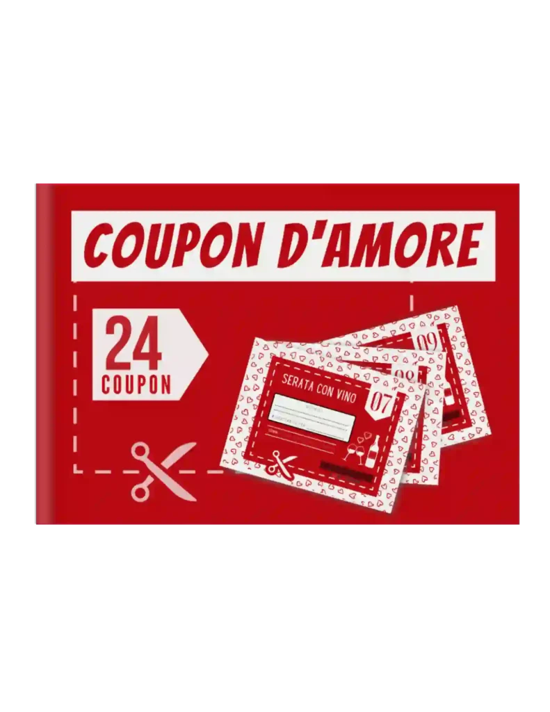 Cover libro Coupon da compilare, san valentino coppie fidanzati lui lei marito moglie giochi coppia