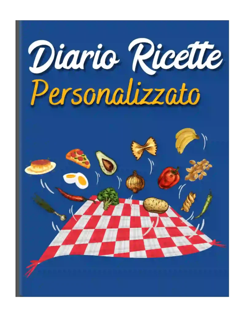 Cover Ricette da compilare per mamma papa nonno nonna comprare regalo scrivere ricette cucina taccuino