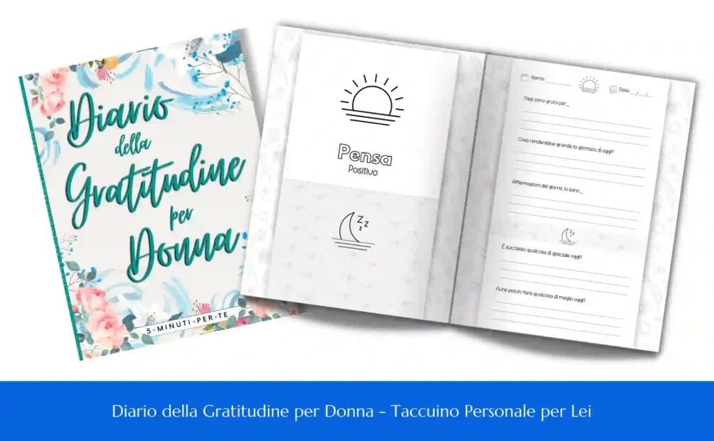 Diario della Gratitudine per Donna_ - Taccuino Personale per Lei