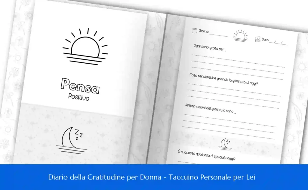 Diario della Gratitudine per Donna_ - Taccuino Personale per Lei