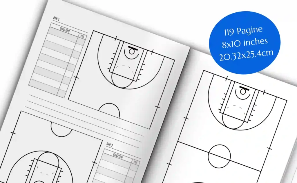 cover Basket notebook quaderno a righe appunti Taccuino Allenatore di Basket, Libro del Coach, Playbook Basket, Statistiche Basket, Punteggi Basket, Regalo Allenatore Basket, Basket, Sport, Campo da Basket, Partita, Torneo, Tattiche, Strategie