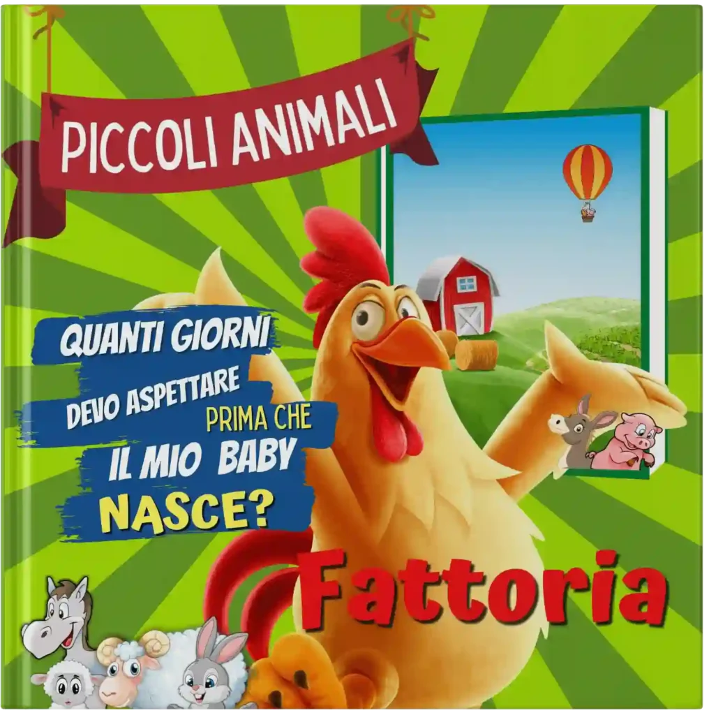 Animali della fattoria, cuccioli, nascita, nomi, fatti curiosi, bambini, libro illustrato, regalo, 3-7 anni