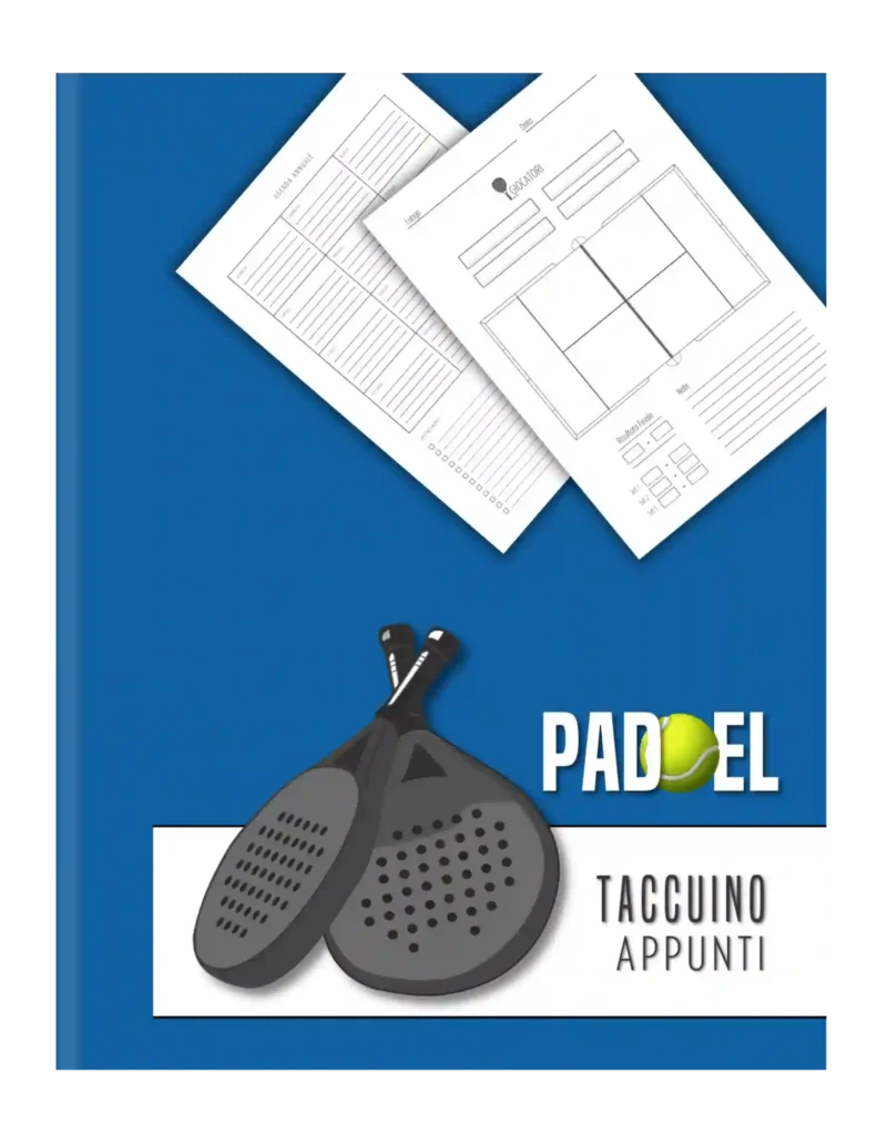 cover Padel Taccuino Appunti, Diario Padel, Statistiche Padel, Punteggi Padel, Regalo Padelisti, Padel, Sport, Campo da Padel, Partita, Torneo, Tattiche, Strategia, quaderno a righe, logbook