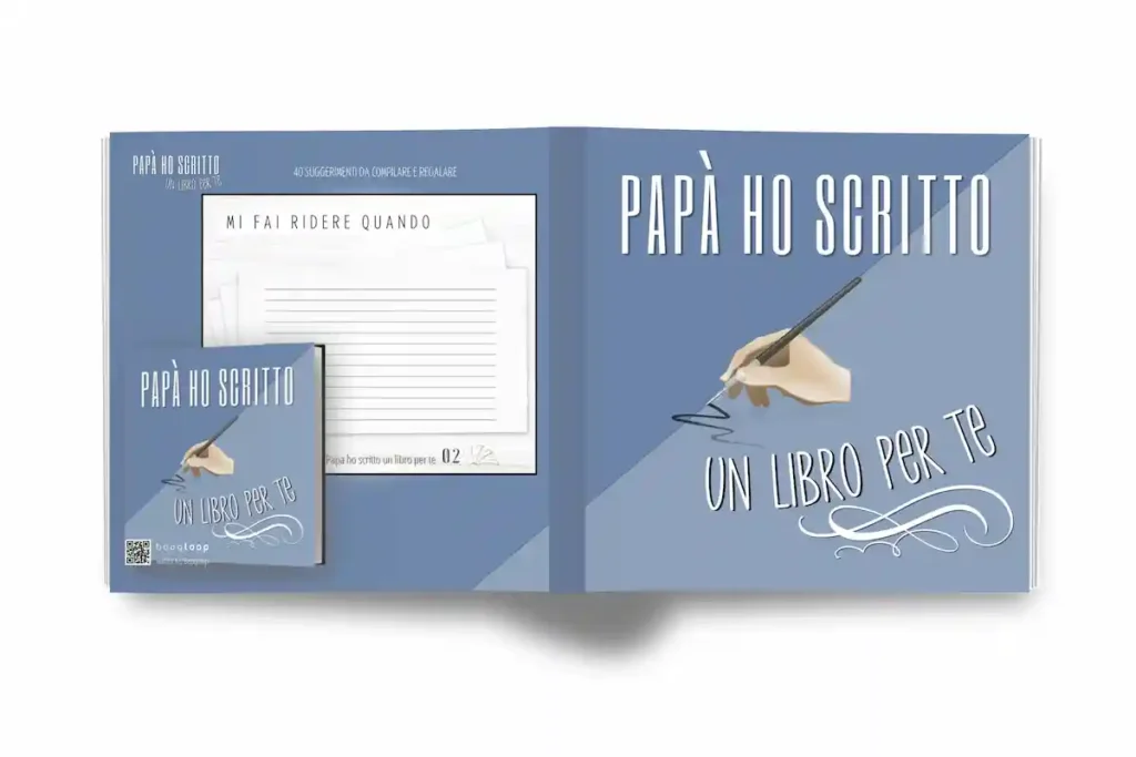 Cover libro sul papa', regalo per papa nonno genitore ricordi amore taccuino quaderno diario agenda