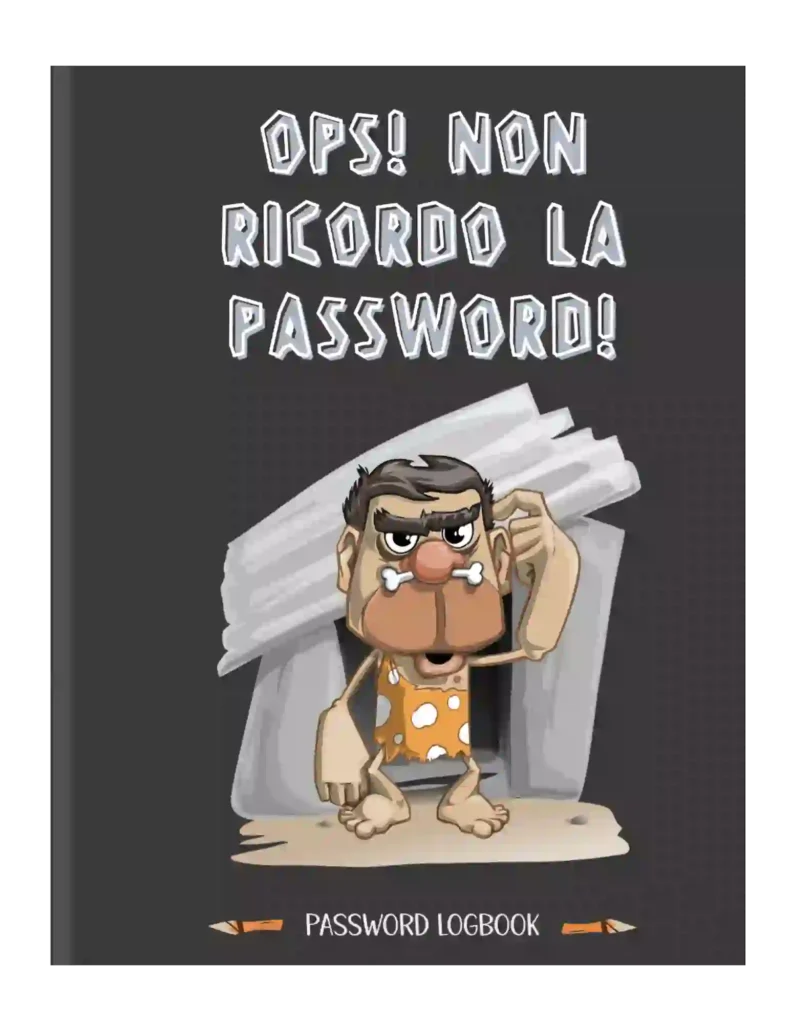 Cover Taccuino delle Password, registraren password, alfabetico, quaderno, agenda salva memorizzare