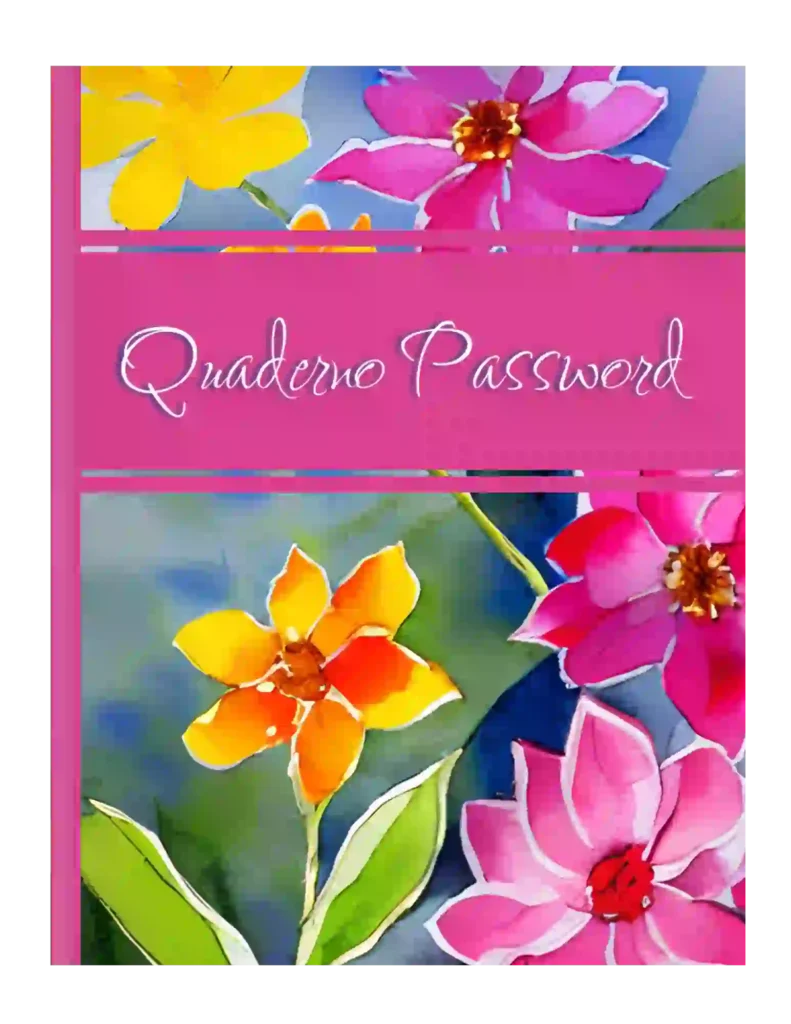 Cover Taccuino delle Password, registraren password, alfabetico, quaderno, agenda salva memorizzare