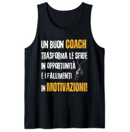 Un Buon Coach Sfide-Motivazioni - Canotta